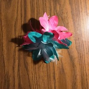 Pink and Green Hair Clip